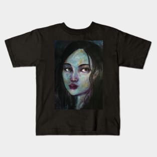 Ghost Girl (portrait) Kids T-Shirt